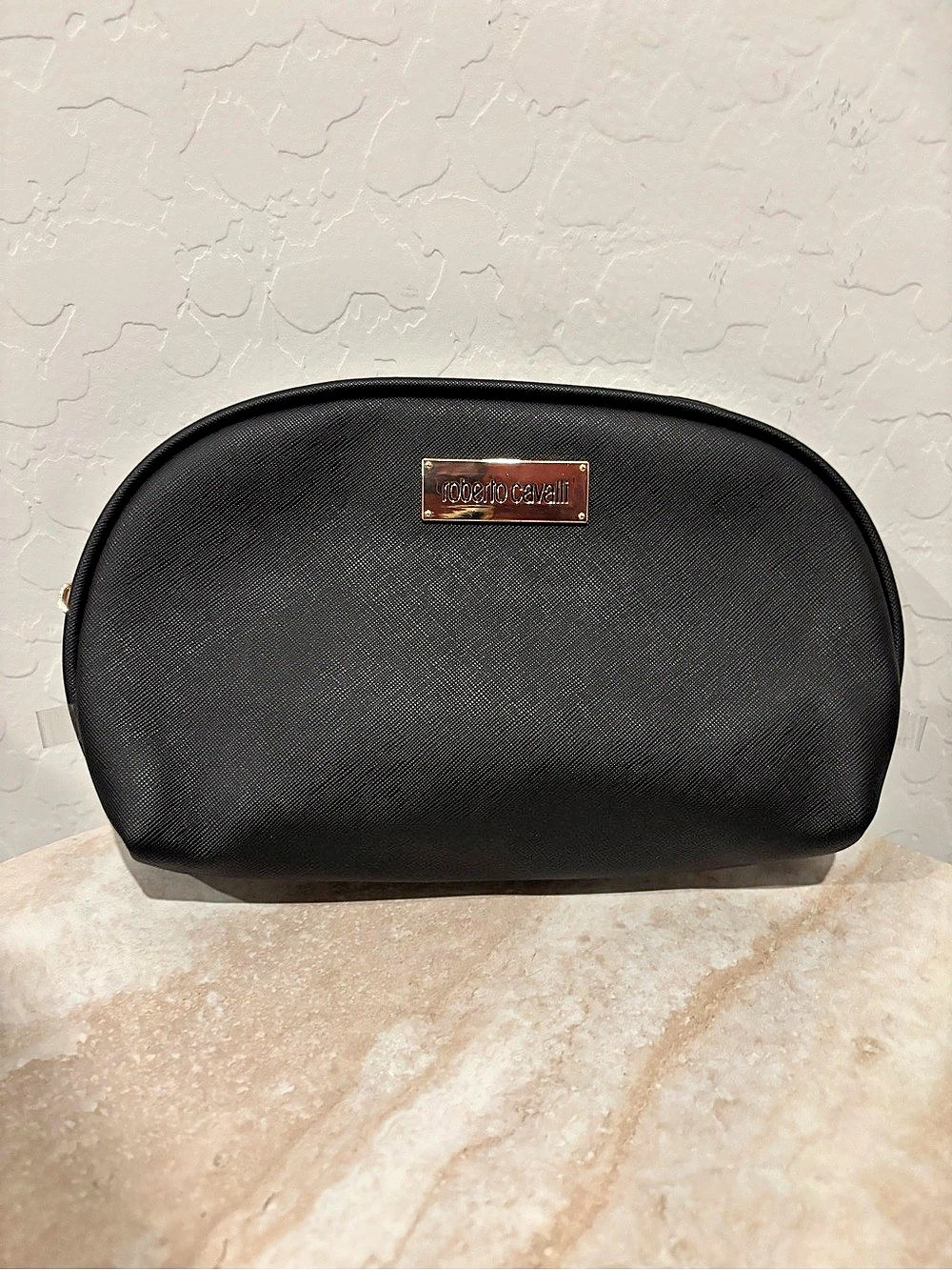 Roberto Cavalli Black Cosmetic Pouch